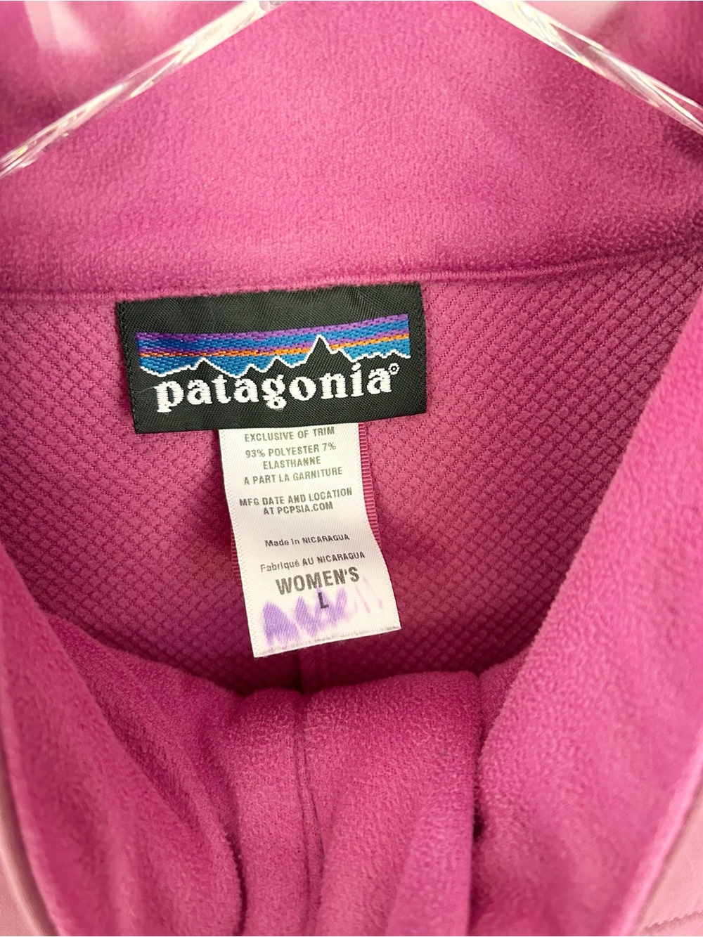 Patagonia Women's Adze Hybrid Jacket Berry Purple Size Large - Picture 2 of 7